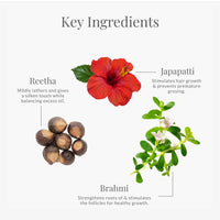 Forest Essentials Travel Size Hair Cleanser Japapatti & Brahmi|Ayurvedic Shampoo Dry,|Sls/Sles (Sulphates) Free,Paraben Free|Deep Nourishing Natural Shampoo, 50 Millilitre