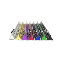 Alumicolor Aluminum Engineer Pocket Scale With Clip, 6IN, Black 6 Inch Engineer With Clip