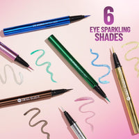 SWISS BEAUTY Eye Glittery Sparkle Sketch liner pencil Smudge-proof, Waterproof eye makeup with Glittery effect | Precision application| Quick dry | Shade- Sparkle Silver,0.6g