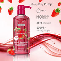 Bryan & Candy Shower Gel with Aloe Vera. Gentle, Moisturizing Body Wash for Soft, Supple Skin (Strawberry Shower Gel, 500ml)