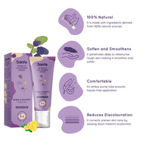 Sanfe Intimate Lightening Serum - 50g | For Dark Underarms, Inner Thighs, Knees And Bikini Area | With Kojic Acid, Vitamin C, Natural Lemon and Mulberry Extracts (Intimate Lightening Serum - 50 gms)