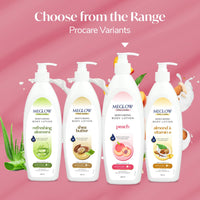 Meglow Pro-Care Moisturizing Body Lotion | Refreshing Peach Body Moisturizer for Women & Men | Hydrating Lotion for All Skin Types-500ml