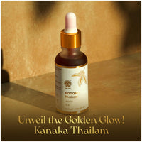 AVP Kanaka Thailam 30ml, Day Serum Helps reduce Pigmentations, Sun-Tan, UV Protection For Men and Women Infused with Beauty Berry and Sandalwood, Ayurvedic Herbal Face Oil,