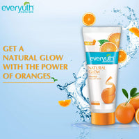 Everyuth Naturals Orange Peel Off Mask for Natural Glow 90g&Everyuth Naturals Exfoliating Walnut Scrub, 100gm, Tube