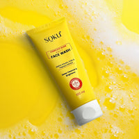SOKU Complete Glow Daily Face Wash | With Alpha Arbutin, Kale & Papaya Extract | Face Wash For Brighter & Glowing Skin | Reduces Pigmentation | All Skin Types | Dermatologically Tested - 100 ml