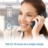 AT&T GL2101-2 DECT 6.0 2-Handset Cordless Home Phone with Call Block, Caller ID, Full-Duplex Handset Speakerphone, 2