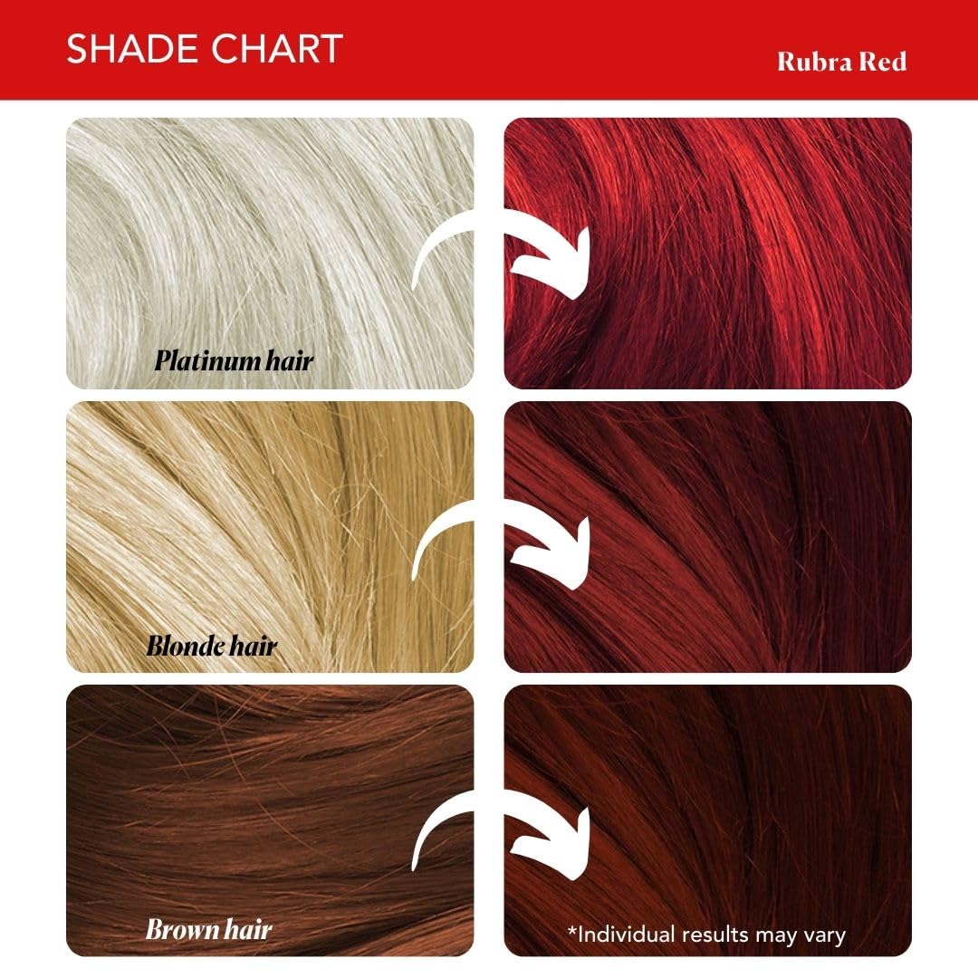 paradyes Top-Up Semi-Permanent Rubra Red Diy Conditioner Based Hair Colour, 120 Gm,All,Unscented,1 Count