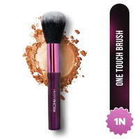Hilary Rhoda One Touch Brush | Soft Bristle Makeup Brush For Cream, Liquid & Powder Foundation & Blush | Non Absorbing Makeup Brush