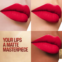 Lakme 9TO5 Primer + Matte Lip Color MP6 Deep Wine, 3.6 g
