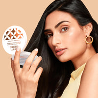 Just Herbs Long Stay Non Sticky Makeup Fixer & Just Herbs Oil Control Radiance Booster Age Defying Compact Powder for face Makeup 9g (Ivory) Combo