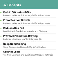 Avimee Herbal Hair Growth Super Saver Combo | Keshpallav Hair Oil (100 ml) & Scalptone Hair Growth Serum (25ml)
