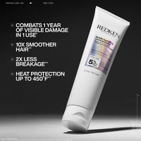 Redken Acidic Bonding Concentrate Leave In Conditioner With Citric Acid, 150 ml | Professional Bond Repair Treatment & Heat Protectant For Dry, Damaged, Coloured and Frizzy Hair | For Men & Women