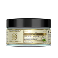 Khadi Natural Jasmine and Green Tea Herbal Foot Crack Cream| For Cracked Heels|Moisturizes dry feet | Antiseptic Properties that treat foot problems| 50g