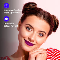 Blue Heaven Get Matte Lipstick | Soft Matte Finish and Lightweight Formula | Intense Pigment | Long-Lasting Lipsticks For Women | 503 | 4GM