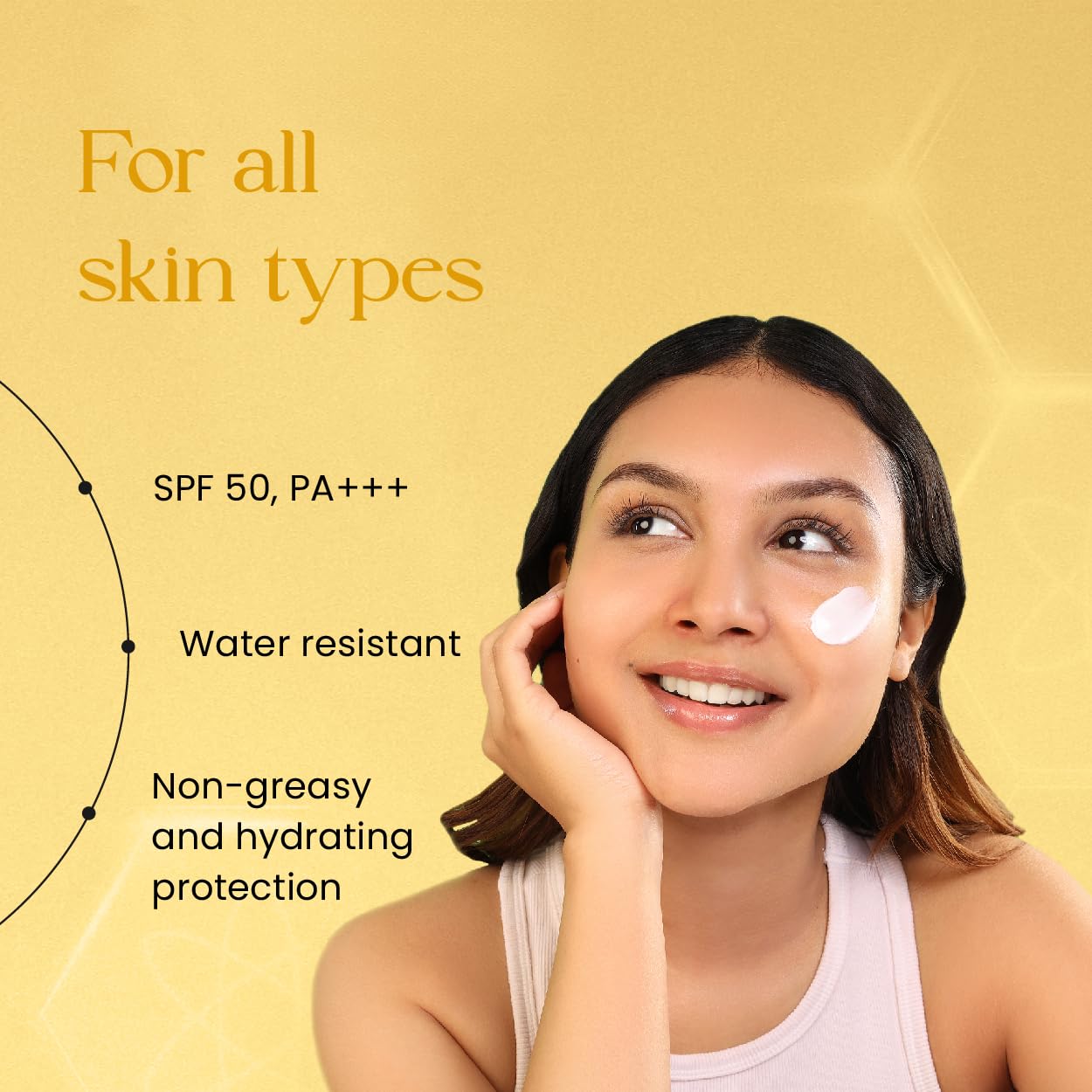 SkinInspired Total Care Gel Sunscreen Spf 50+ (50Ml)|Broad Spectrum Pa+++ Uva/Uvb Protection, Blue Light, Phyto Extracts| Ultra-Light Gel|Non-Sticky|No White Caste|For All Skin Types