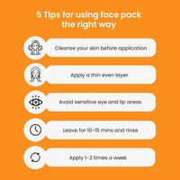 Karrot Natural Skincare Carrot Face Pack for Brightening Skin, Carrot Nourishing Facial Pack, Enhances Complexion and Evens Tone, Contains Retinol, Squalane, Honey and Shea Butter, For Women and Men, All Skin Types, 100 gms