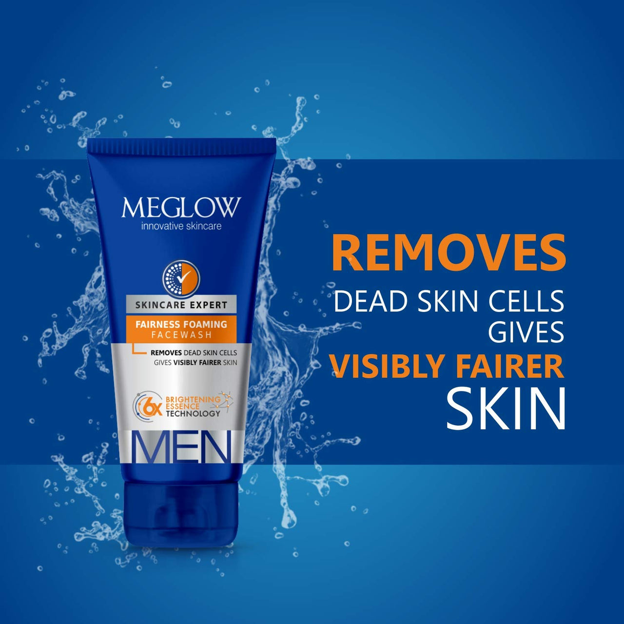 Meglow Men combo Pack of 3- Fairness Cream 50 g(1) and Men's Instant Glow Facewash 70g (2) for Brighter and Refreshing Skin | Rakhi Gift for Brother | Gift for Husband and Boyfriend