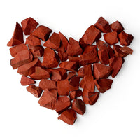 DUQGUHO Red Jasper Natural Crystal Quartz Bulk Raw Rough Healing Crystal Stones Reiki Crystal Stone Tumbling Cabbing Fountain Rocks Polishing Cutting Gemstone 0.45 lbs Red Stone