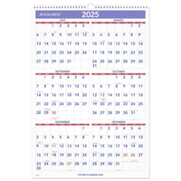 AT-A-GLANCE Wall Calendar 2024-2025 Academic, Monthly, 15-1/2