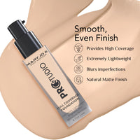 MARY JO K Full Coverage Foundation 02 – Matte & Radiant Finish, High Coverage & Long-Wearing – Customizable Texture for a Flawless Complexion – [30ml]