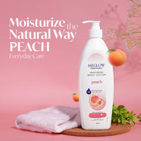 Meglow Pro-Care Moisturizing Body Lotion | Refreshing Peach Body Moisturizer for Women & Men | Hydrating Lotion for All Skin Types-500ml