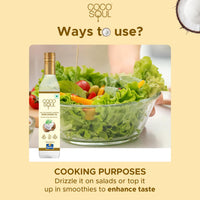 Coco Soul Cold Pressed Unrefined Virgin Coconut Oil | 60% MCT | Multipurpose Usage | Daily Cooking| Keto Friendly | Naturally Cholesterol Free | A1 grade real coconut | From Makers of Parachute 250 ml