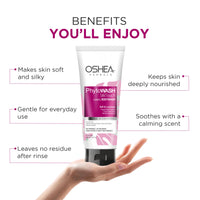 Oshea Herbals Phytowash Silk Touch Luxury Bodywash for All Skin Types | for Super Nourishing & Velvety Experience | Enriched with Siberian Ginseng, Green Tea & Aloevera Extracts 200 ml