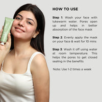 Mul Secrets 50 ml Revive Acne Facemask & Scrub - Acne Reduction, Scar & Dark Spot Lightening, Sebum & Oil Control - 2% Salicylic Acid, Manjistha & Aloe Vera - 15+ Uses