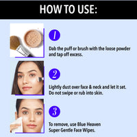 Blue Heaven Flawless Matte Finishing Powder For Normal Skin, Radiant Finish, Long Stay, Natural, 20Gm, Brown