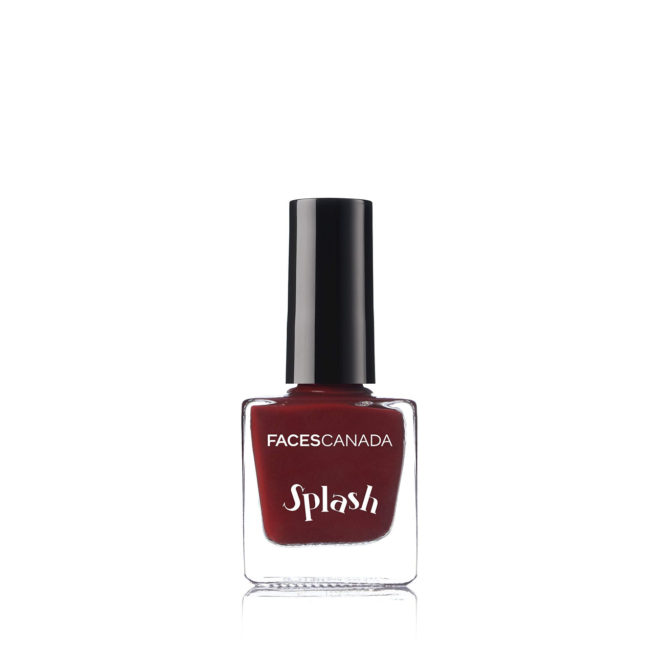 FACESCANADA Splash Glossy Finish Nail Enamel, Ginger 37, 8 Ml & Splash Glossy Nail Enamel, Maroon 401, 8 Ml