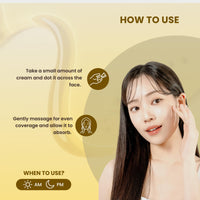 Mirabelle Korea Snail Repair All-In One Moisturizing Cream With Peptides | For Skin Repair, Anti-Aging & Fades Dark Spots | Lightweight, Non-Greasy | Korean Skin Care Products | For All Skin Types 50g