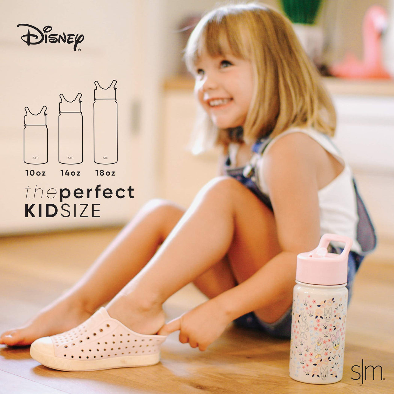 Simple Modern Disney Princesses Kids Water Bottle with Straw Lid | Reusable Insulated Stainless Steel Cup for Girls, School | Summit Collection | 14oz, Princesses Royal Beauty 14oz Water Bottle Disney-Princesses Royal Beauty