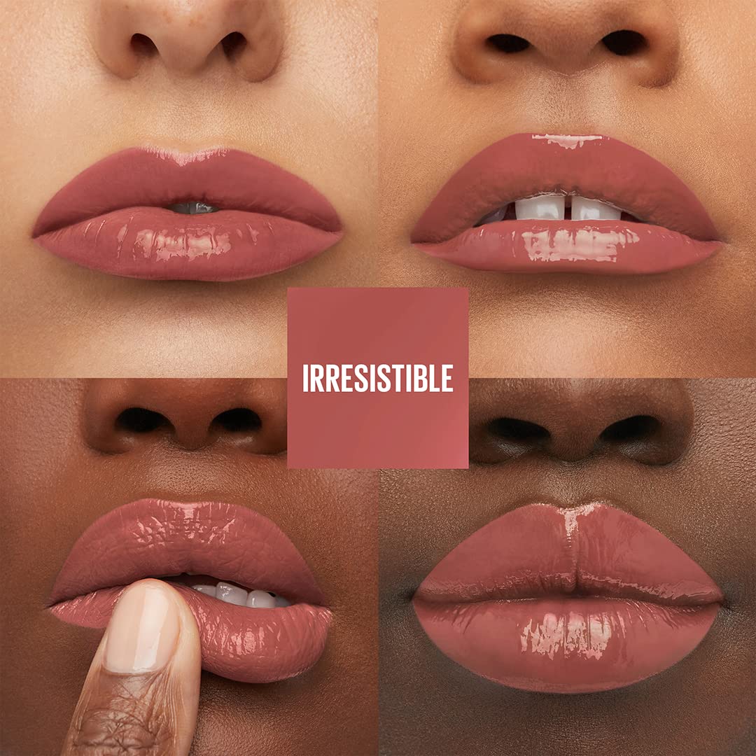 Maybelline Superstay Vinyl Ink Liquid Glossy Lipstick, High Shine That Lasts For 16 Hrs, Enriched With Vitamin E & Aloe, Shade Coy And Irresistible, 4.2G Each (Combo Pack)