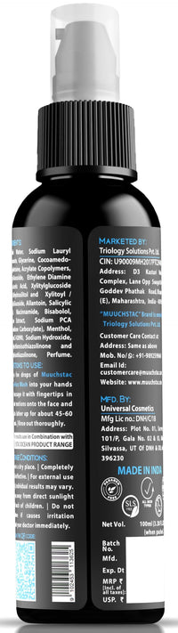 Muuchstac Ocean Face Wash for Men | Fight Acne & Pimples, Brighten Skin, Clears Dirt, Oil Control, Refreshing Feel - Multi-Action Formula (3x100 ml)