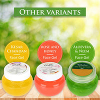 Globus Naturals Kesar Chandan Face Gel with Aloe vera, 100gms