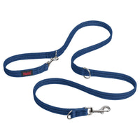 HALTI Training Leash - Multifunctional Double-Ended Dog Leash, Ideal for Anti-Pulling Dog Training. Lightweight & Durable. Suitable for Small to Medium Dogs & Puppies (Size Small, Cobalt Blue, 2m)