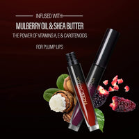 FACESCANADA Comfy Silk Liquid Lipstick - Spontaneous Plum 06, 3Ml Satin Matte Hd Finish Luxe Comfort | Longlasting | No Dryness | Smooth Texture | Mulberry Oil & Shea Butter For Plump Hydrated Lips