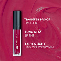STARSTRUCK BY SUNNY LEONE Glossy Lip Tint For Women, Berry Lippy | Glossy Lipstick, Non Sticky, Hydrating, Light Weight & Long Lasting | With Jojoba Oil & Shea Butter