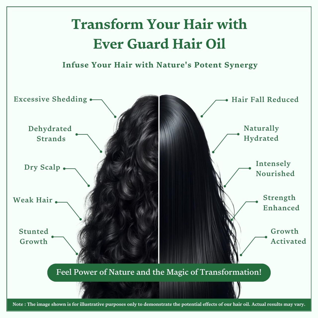 Singular Ever Guard Hair Oil for Healthy Scalp & Promoting Hair Growth | Pure & Natural Cold Pressed Oil Infused with Nature's Best Almond, Amla, Bhringraj, Coconut, Fenugreek, Jojoba, Rosemary Oil with Vitamin E | Ideal for Protecting & Maintaining of He