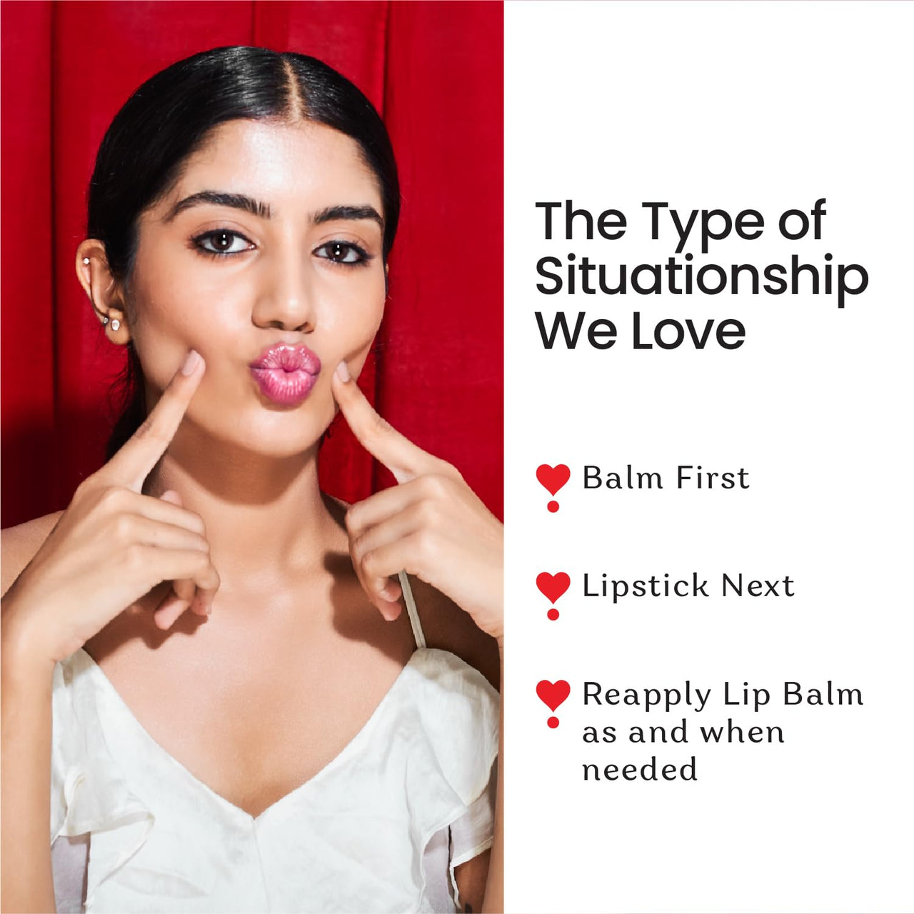 Color Cupid 2 in 1 Tinted Lip Balm + Liquid Lipstick | Intense color pay off & moisturization | Infused with Hyaluronic Acid & Jojoba Oil | Friends with Benefits | Nude & Play