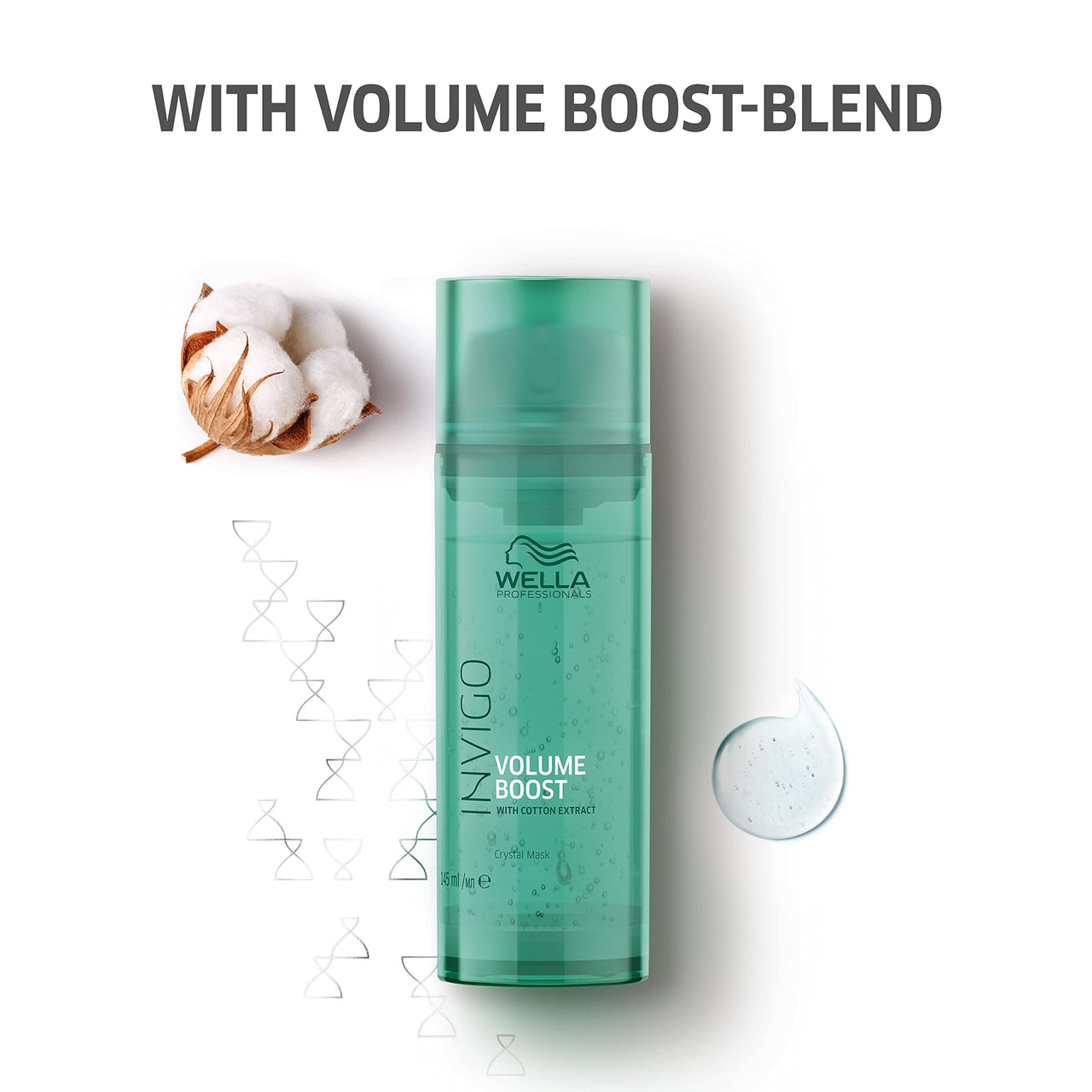 Wella Professionals Invigo Volume Boost Crystal Mask, 145 Ml