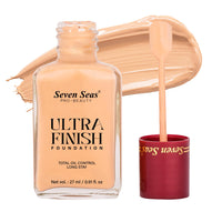 Seven Seas Total Oil Control Long Stay Ultra Finish Foundation (Natural, 27ML)
