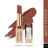 Seven Seas Matte With You Long Lasting Lipstick | Smooth Application |Transferproof & Smudge Proof | Highly Pigmented Lipstick for Women (Flamingo II)