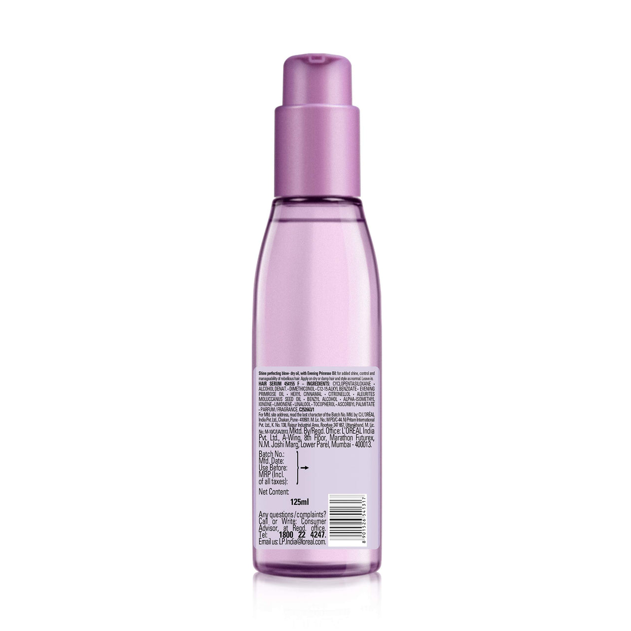 L'OREAL PROFESSIONNEL PARIS Serie Expert Vitamino Shampoo 300 Ml, For Coloured Hair & Serie Expert Liss Unlimited Blow Dry Serum 125 Ml