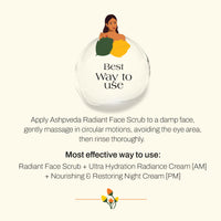 Ashpveda Fruit Face Scrub (Date and Walnut) Face Scrub for Deep Exfoliation | Helpful for Dead Skin, Smooth and Clear Complexation and Tan Removal | Hydrating & Exfoliating For Women and Men (50gm)