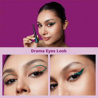 Pilgrim Green Envy Metallic Eyeliner Cream Long Lasting & Smudge Proof Enriched With Argan Oil
