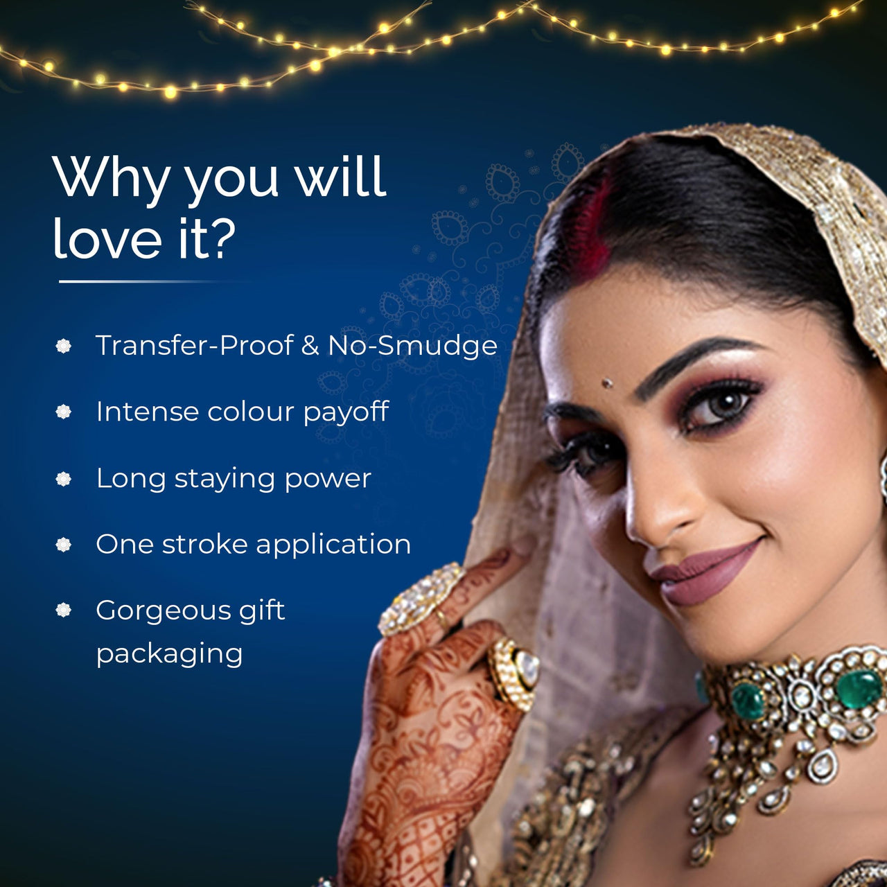 Parul Garg Beauty Signature Sindoor Pack - Deep Maroon Red | Liquid & Powder | Smudge-Proof & Long-Lasting | Intense Pigment | Easy Application | Perfect For Brides & Festivals, 1 count