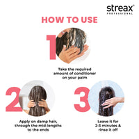 Streax Professional Argan Secret Conditioner | Hair Conditioner For Women Enriched With Argan Oil| Uv Filter For Color Protection | Retains Colour Upto 10 Weeks | 240Gm, (1 Count)