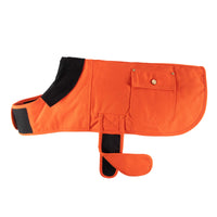 Carhartt Firm Duck Insulated Dog Chore Coat Hunter Orange/Brass LG Large