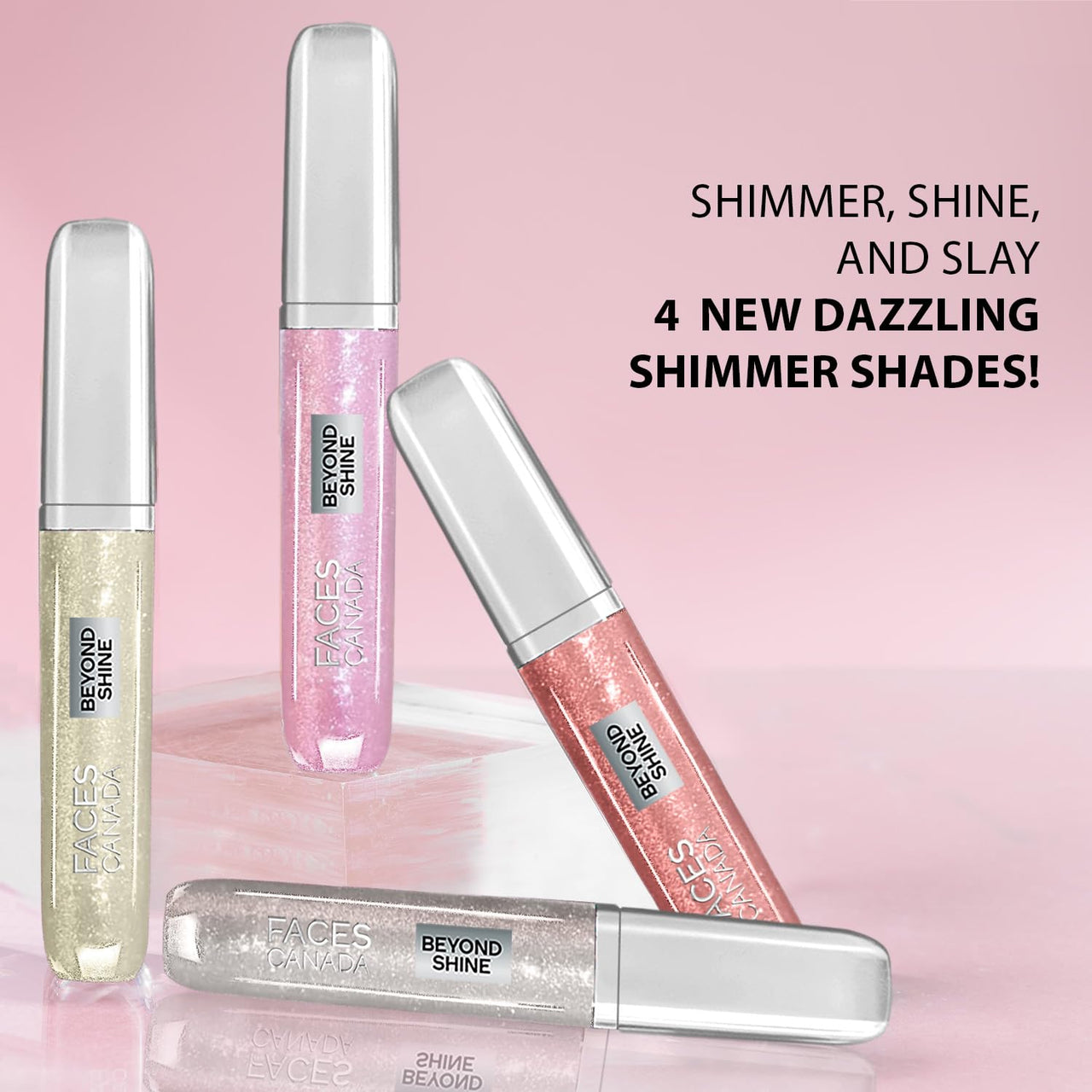 FACESCANADA Beyond Shine Lip Gloss - Baebe 03, 3.8Ml | Lightweight Non-Sticky Luxurious Texture For Glossy Lips | Instant Shine | Fuller, Supple & Plump Lips | 24Hr Hydration